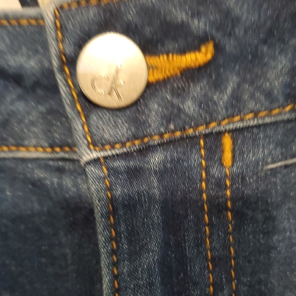 Calvin Klein Jeans Women's great fitting Dark Blue Skinny Jeans - Picture 6 of 6